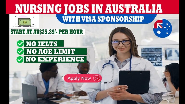 Nursing Jobs in Australia with Visa Sponsorships for International Workers